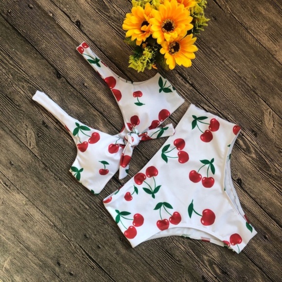 Cherries Mommy Match Swimsuit main image 1